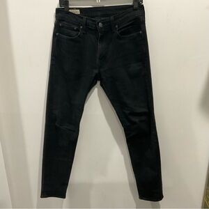 Levi's premium 512 black slim taper jeans. Sz 30x32